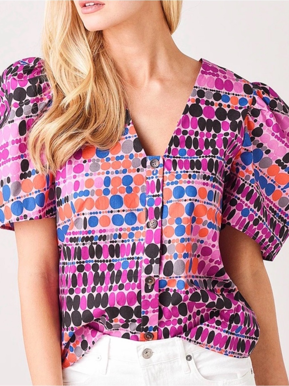 Rhode button down top sz S